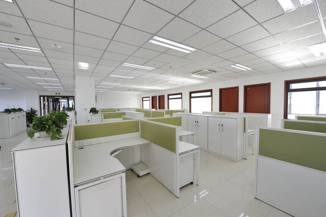 U shaped height 850mm Modular Office Furniture E0 melamine board