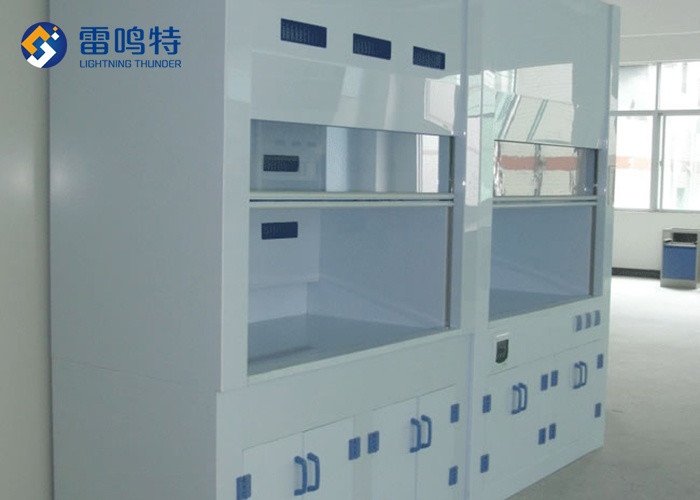Anti Corrosive AC220V 10A Laboratory Exhaust Hood tempered glass Window